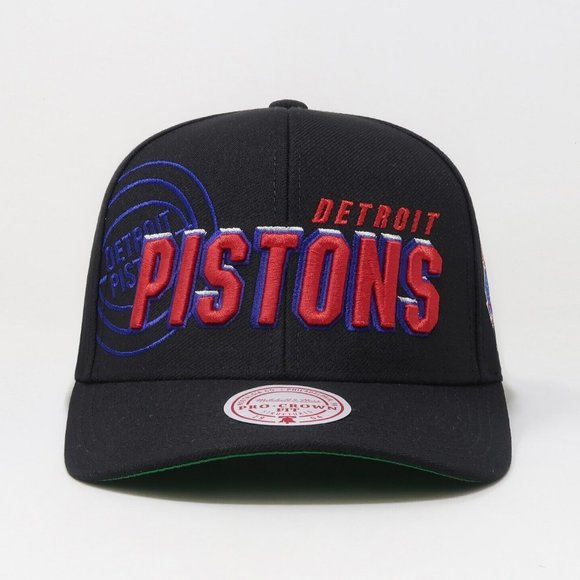 Detroit‎ Pistons Draft 1996 Shadow Mitchell & Ness Hat Snapback Cap - Picture 2 of 5
